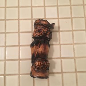 Hand Carved Wooden Owl From Costa Rica